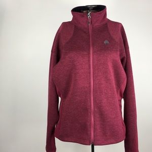 Women’s Nike ACG zip up Maroon sz Large Nikelab
